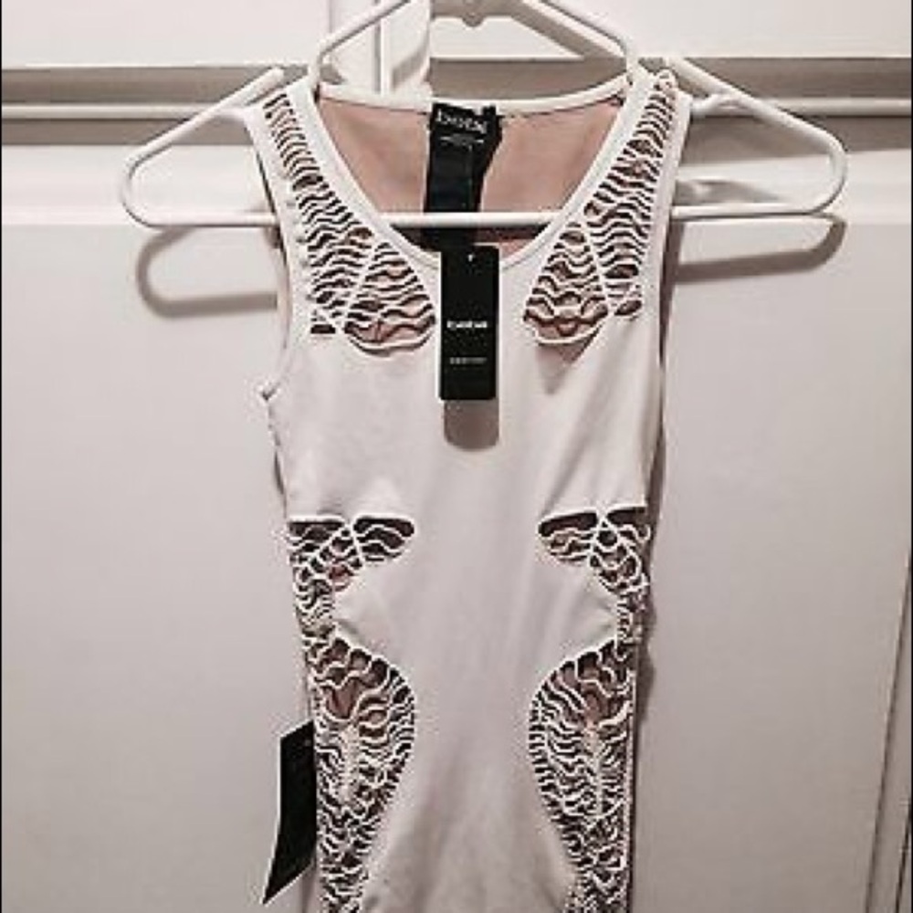 Bebe slashed dress